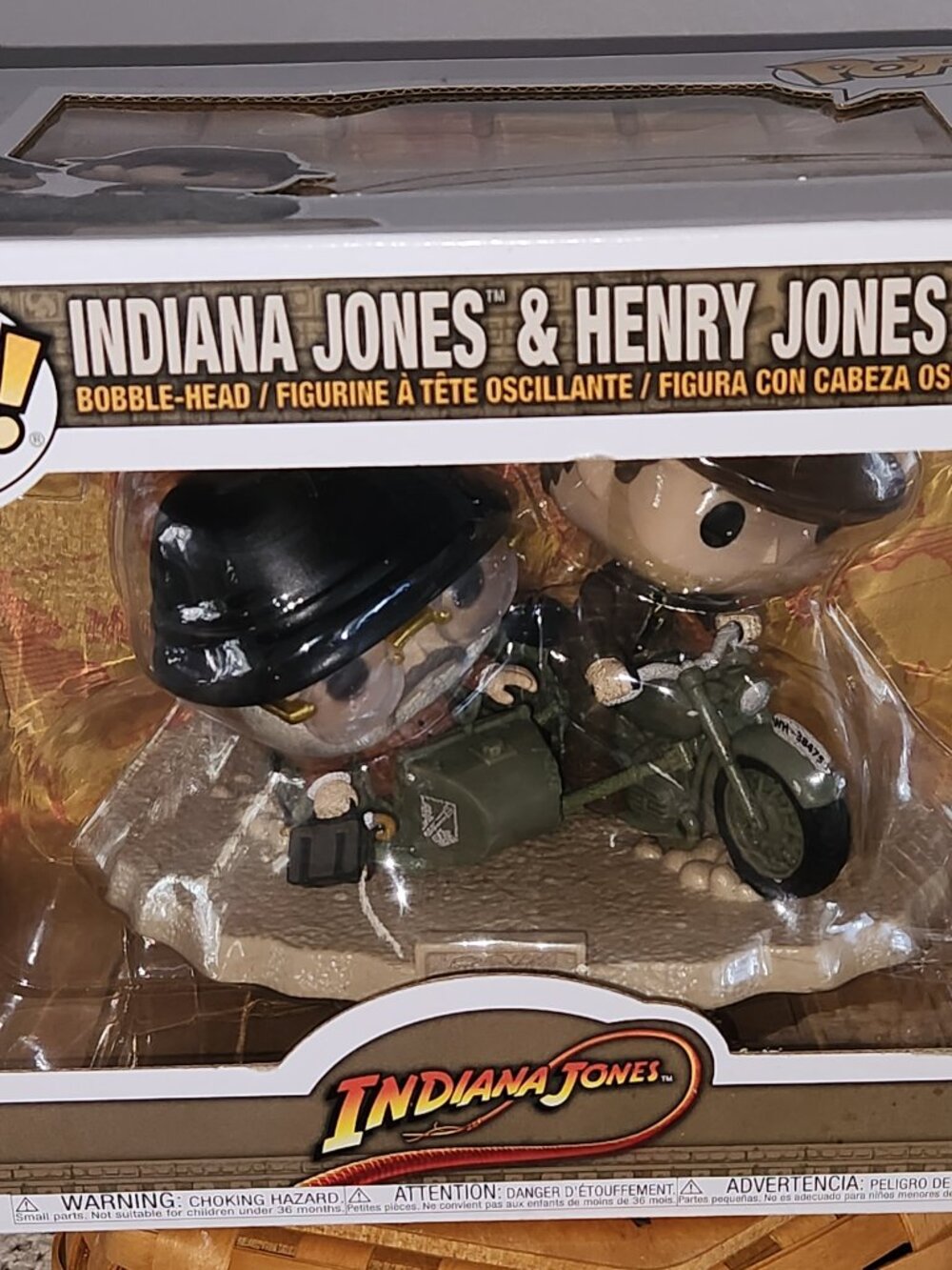 Funko Pop! Rides Super Deluxe Indiana Jones & Henry Johns Sr Motorcycle Sidecar